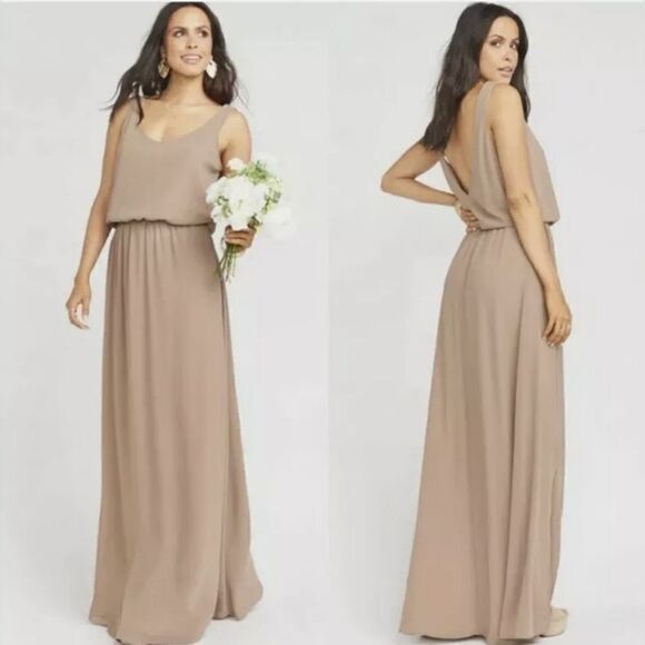 Show Me Your MuMu Small NWT Dune Chiffon Kendall M - Picture 1 of 14